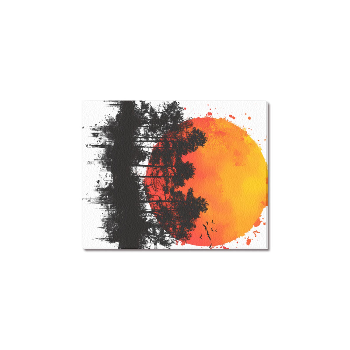 Custom Framed Canvas Print — 8 × 10 in — supplier reference image