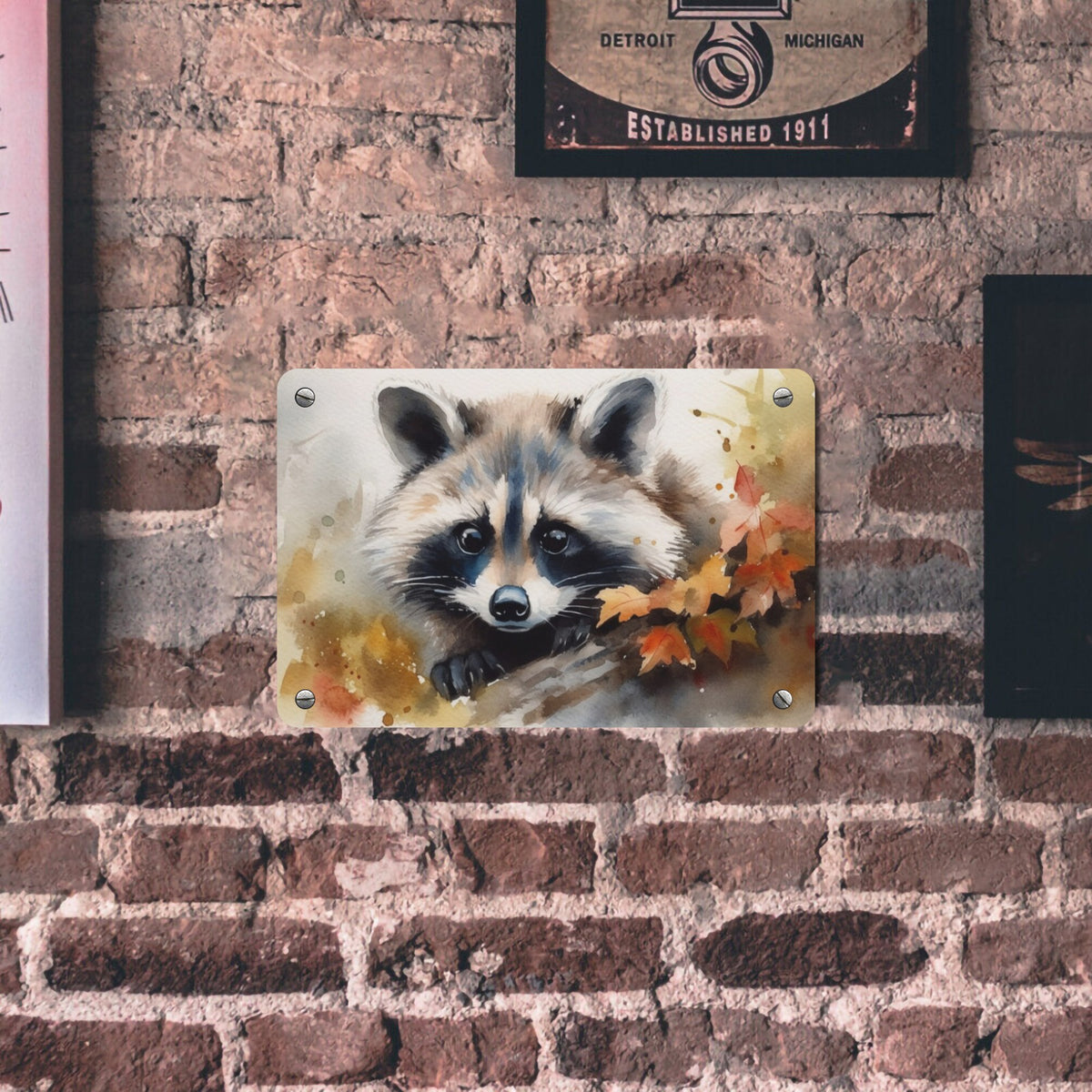 Custom Tin Sign — 12 × 8 in — supplier reference image