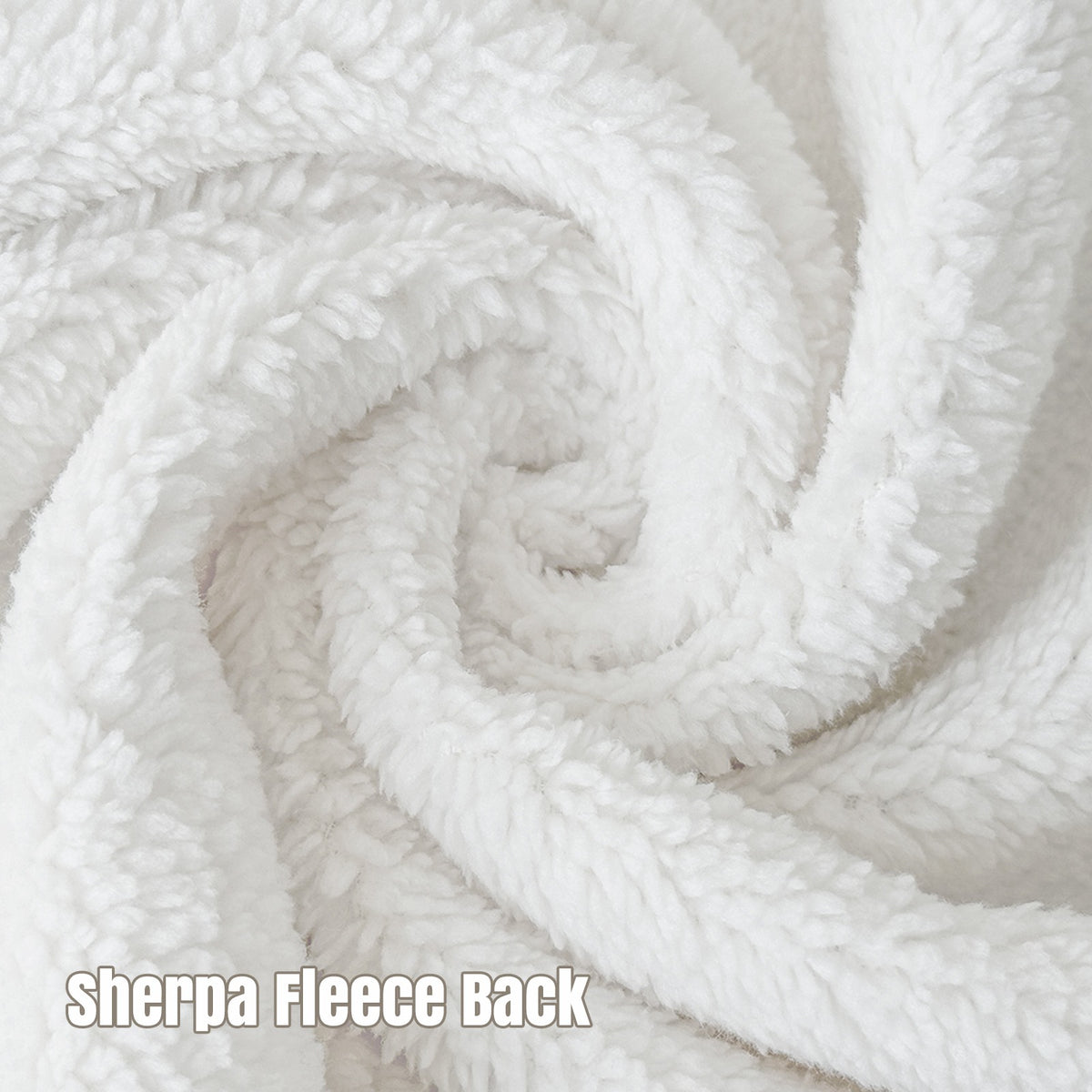 Custom Sherpa Fleece Blanket — 30 × 40 in — supplier reference image