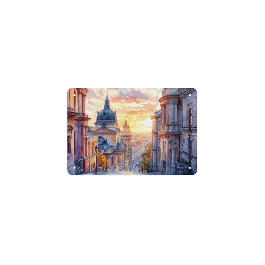 Custom Tin Sign — 12 × 8 in (Foam Packed) — supplier reference image