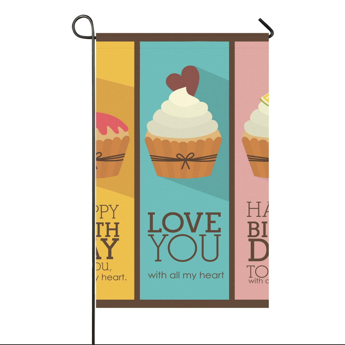 Custom Double-Sided Garden Flag — 36 × 60 in — supplier reference image